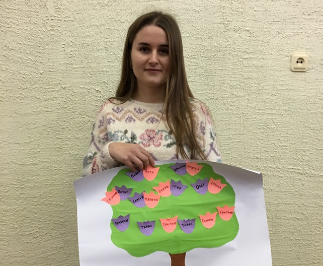 студентка групи УФ-43 Дзюба Христина 